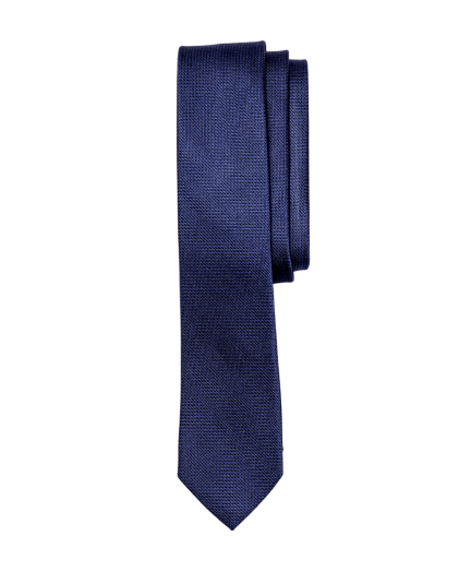 Sötétkék aprómintás nyakkendő
