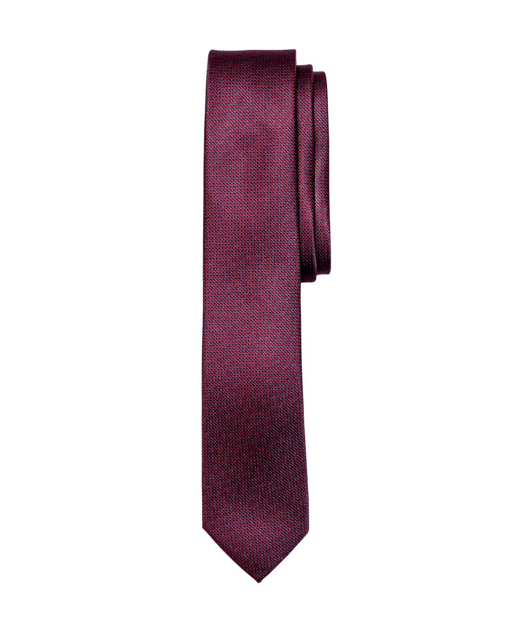 Sötétbordó aprómintás nyakkendő