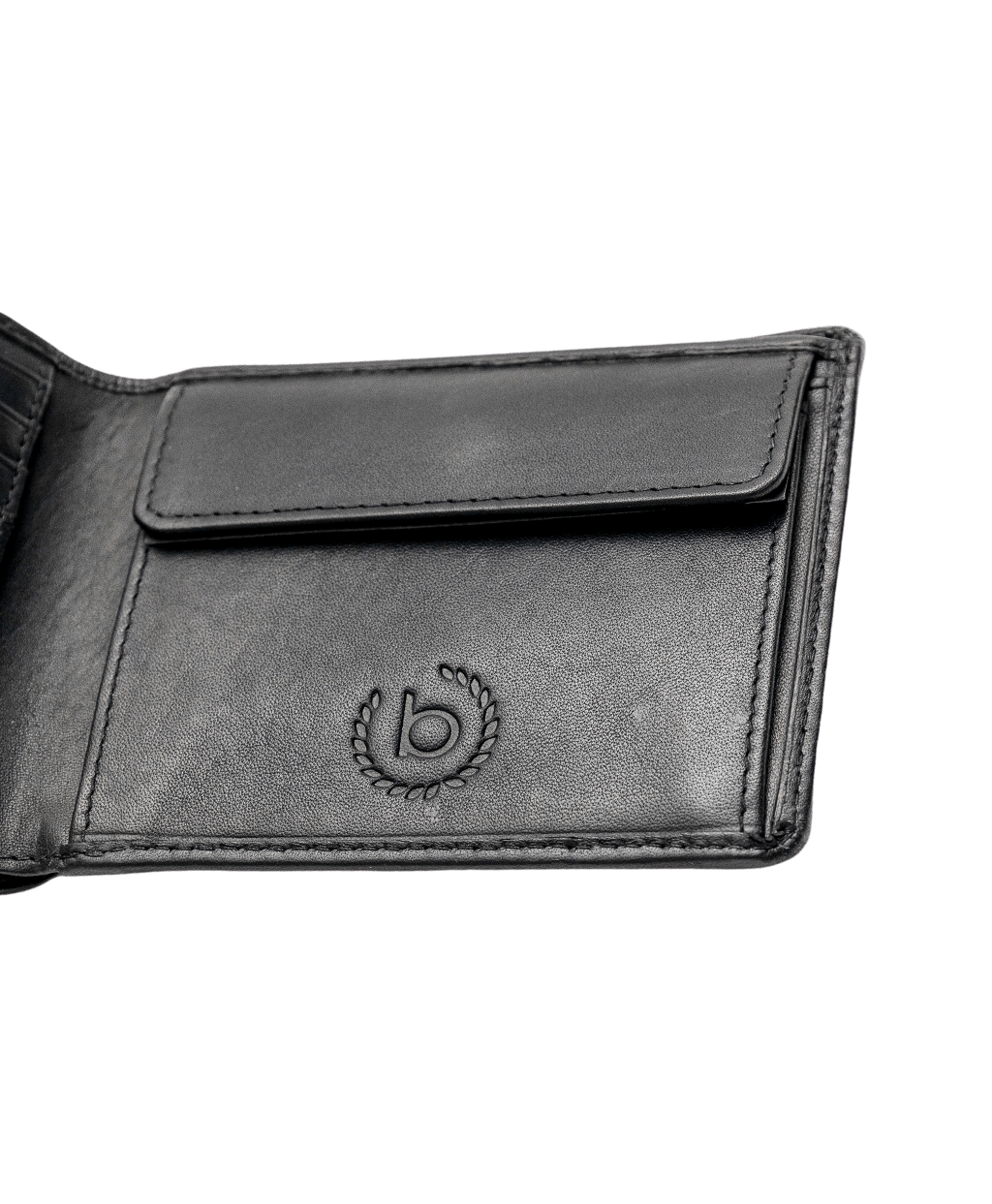 Fekete férfi bőr pénztárca RFID védelemmel