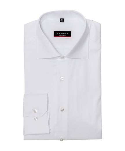 Férfi modern fit cover shirt fehér színben